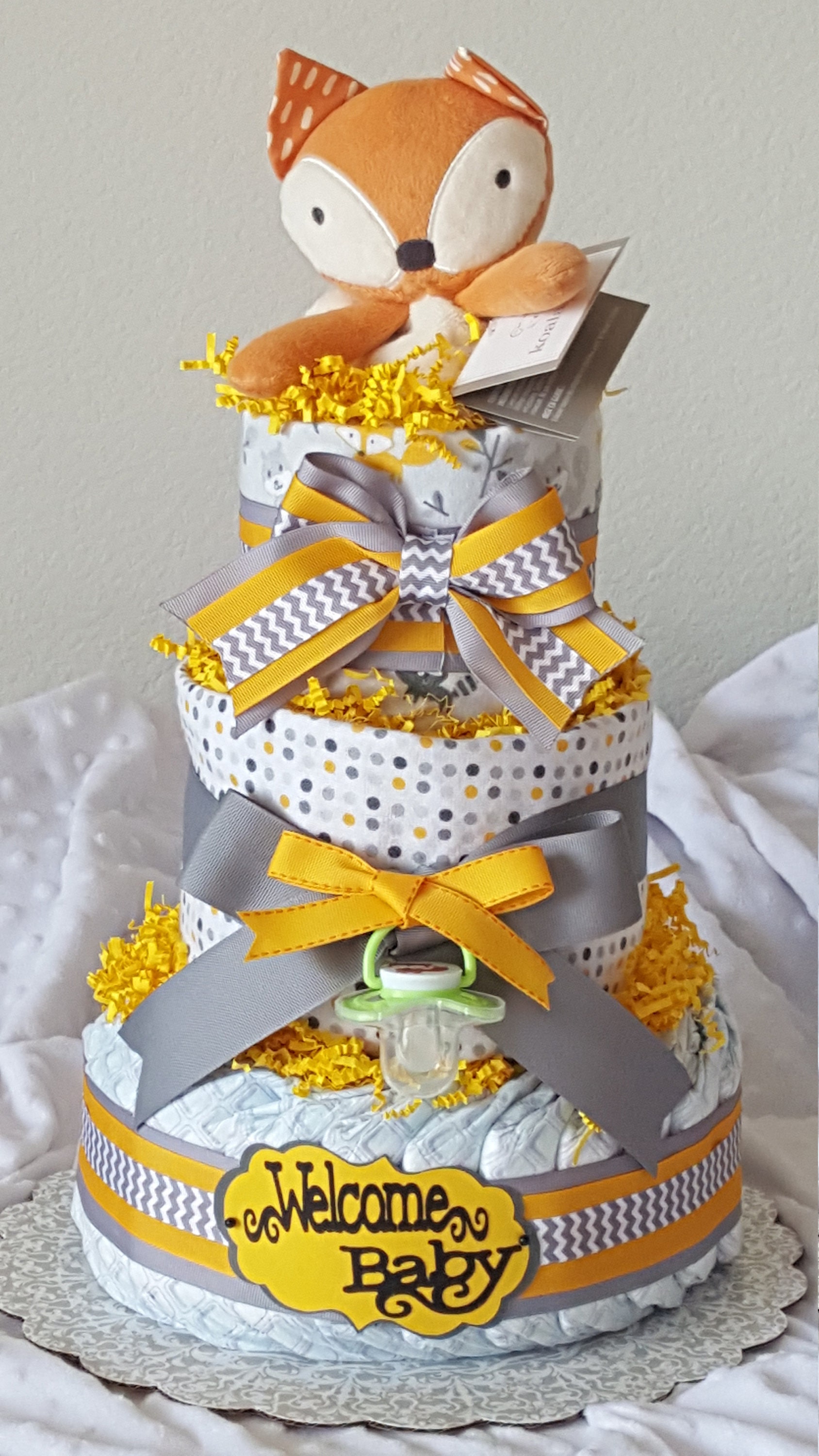 Gateau De Couche De Renard Gateau De Couche De Bois Etsy