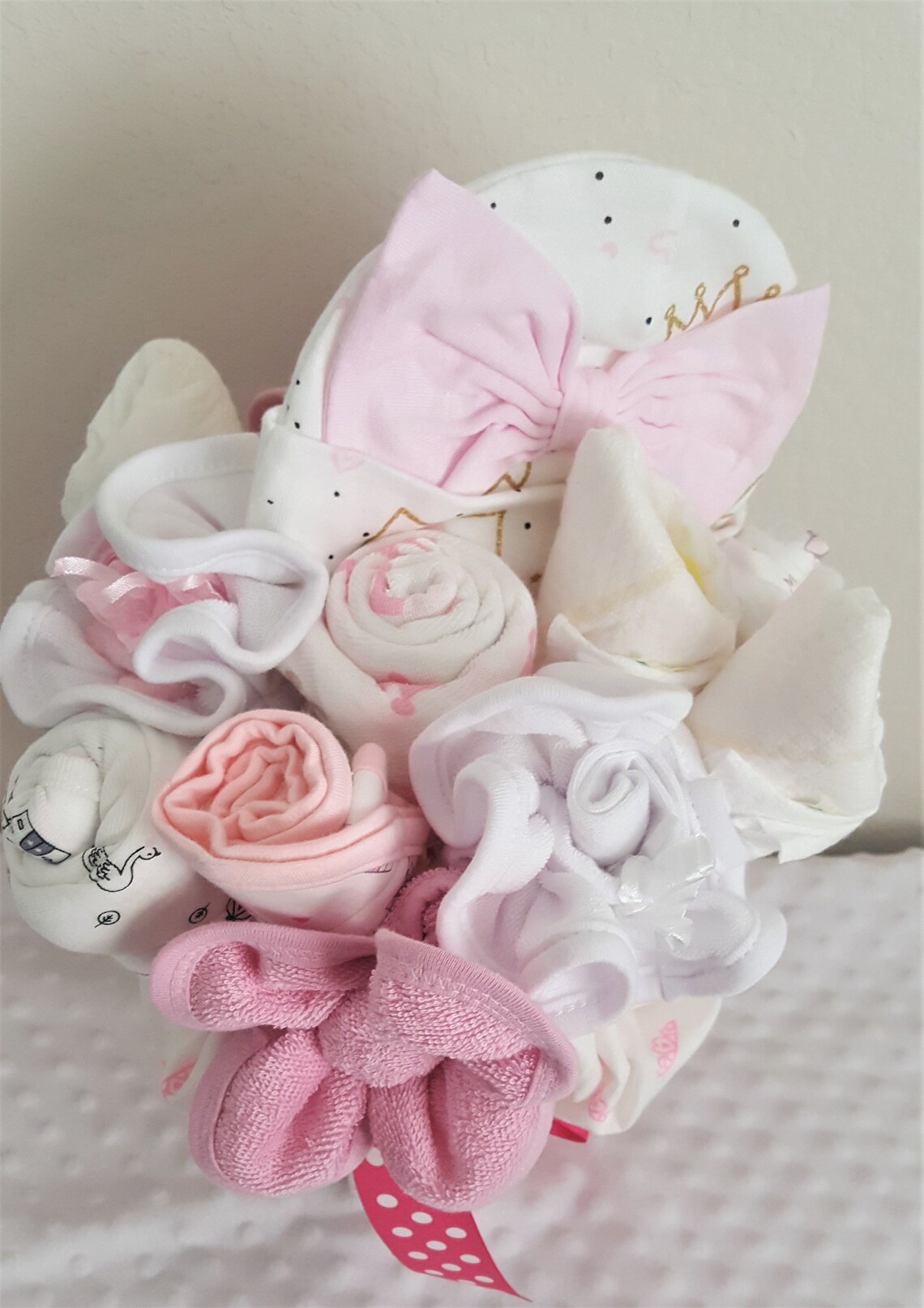 Princess Girl Baby Clothes Bouquet Baby Shower Centerpiece Etsy