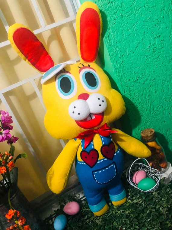 Zipper the Bunny Animal Crossing Plush 30 Inches With Easter Egg's