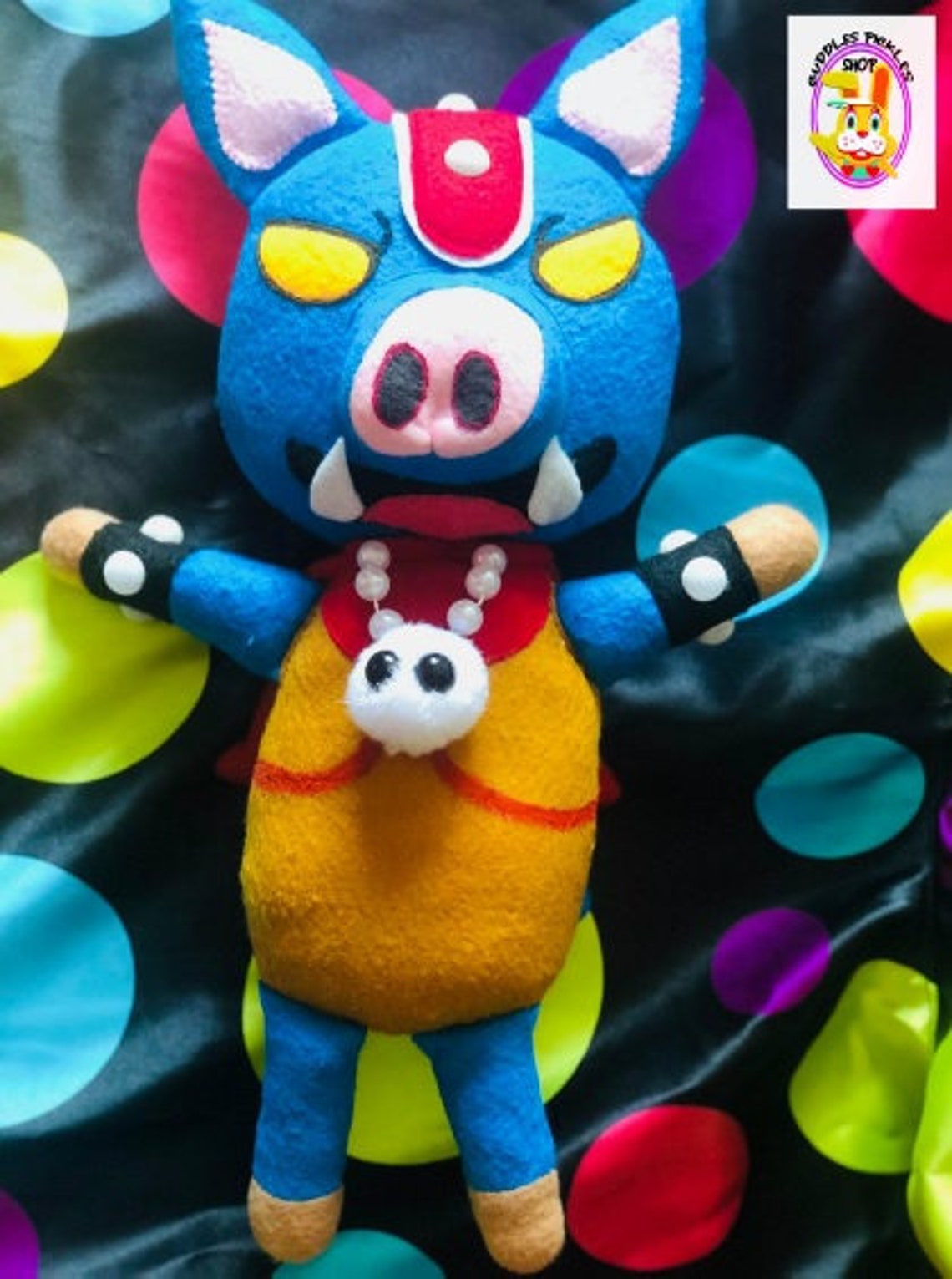 Ganon Animal Crossing Version Plush Etsy