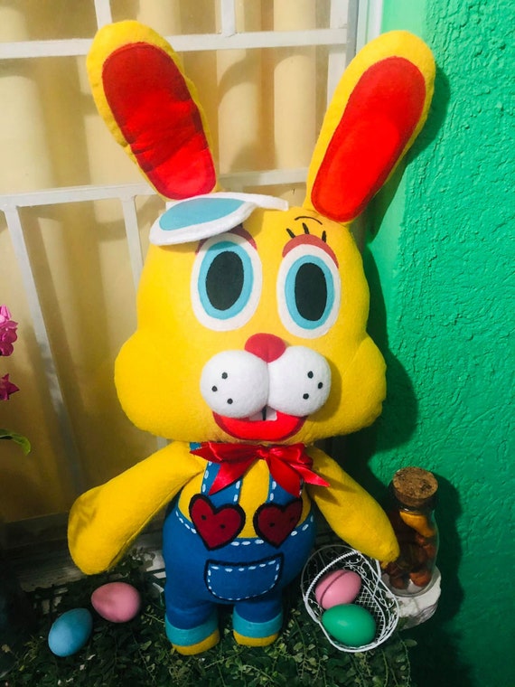 Zipper the Bunny Animal Crossing Plush 30 Inches With Easter Egg's