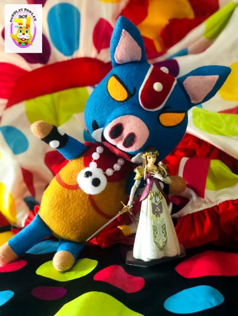 Ganon Animal Crossing Version Plush Etsy