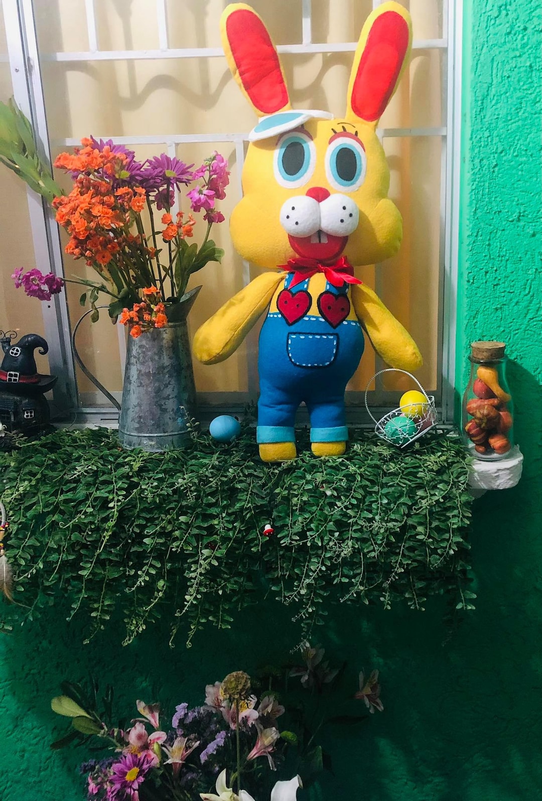 bunny zipper Zipper the Bunny Animal Crossing Plush 30 Inches With Easter Egg's Basket -  Etsy