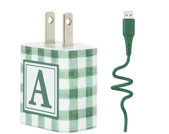 Dual Phone Charger| Personalized Gift for Her | iPhone Cable | USB Charger | Tech Gift for Her | Stocking Stuffers