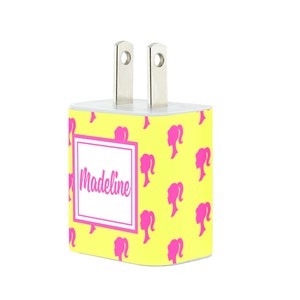 Monogram Charger - Phone Accessories - iPhone Cable - USB Charger -  Cute Charger - Type C Cable