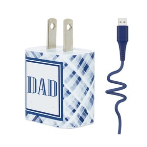 Dad Phone Charger |  USB Charger | iPhone Cable | Tech Gift for Him | USB | Phone Charger | Android Cable | Dual Phone Charger |
