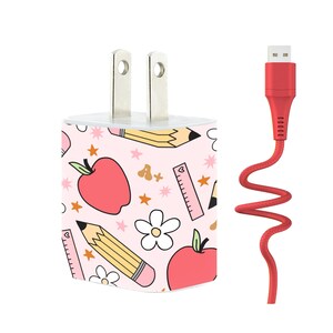 Cute Charger  | Universal Cable | Gift for Her | Teacher Gift | iPhone Charger| USB Charger | iPhone Cable - Tech Gift for Her
