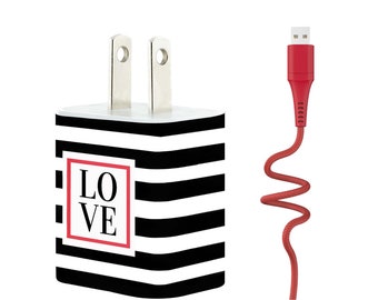 Love Charger Gift Set | USB Charger | Type C | Portable Charger | Valentine Gift for anyone