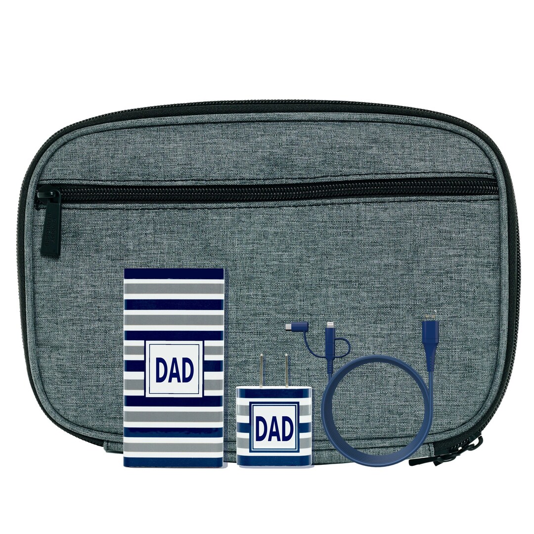 DAD Tech Kit - Dad Phone Charger - Dad Power Bank - Travel Essentials ...