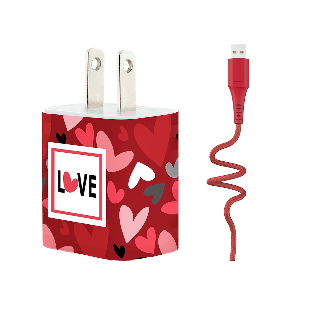 Tons of Love Gift Set Personalized Charger Phone Accessory Valentine's