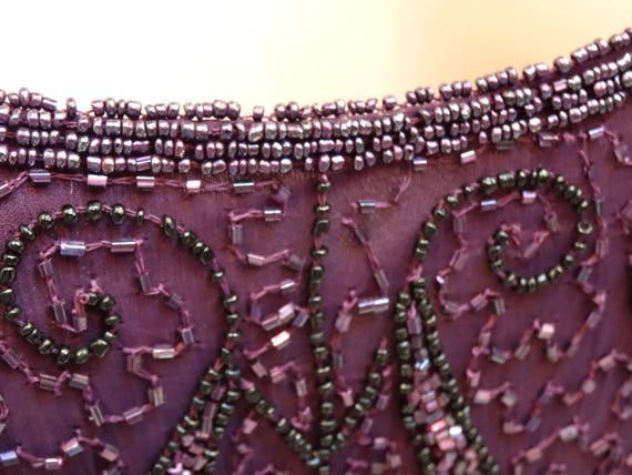 Sale..BEADED PURPLE GOWN, size 18 womens, formal … - image 9
