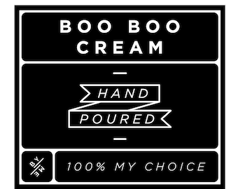 LABEL Mini Boo Boo Cream Decal - Black