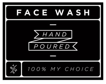 LABEL Mini Face Wash Decal - Black