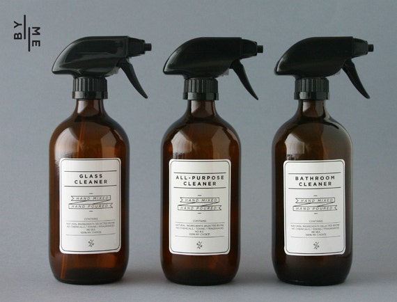 amber spray bottles
