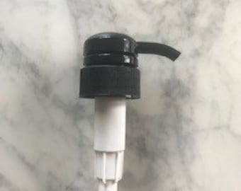 Black plastic pump head 33mm (to fit 1 litre ByMe bottles)