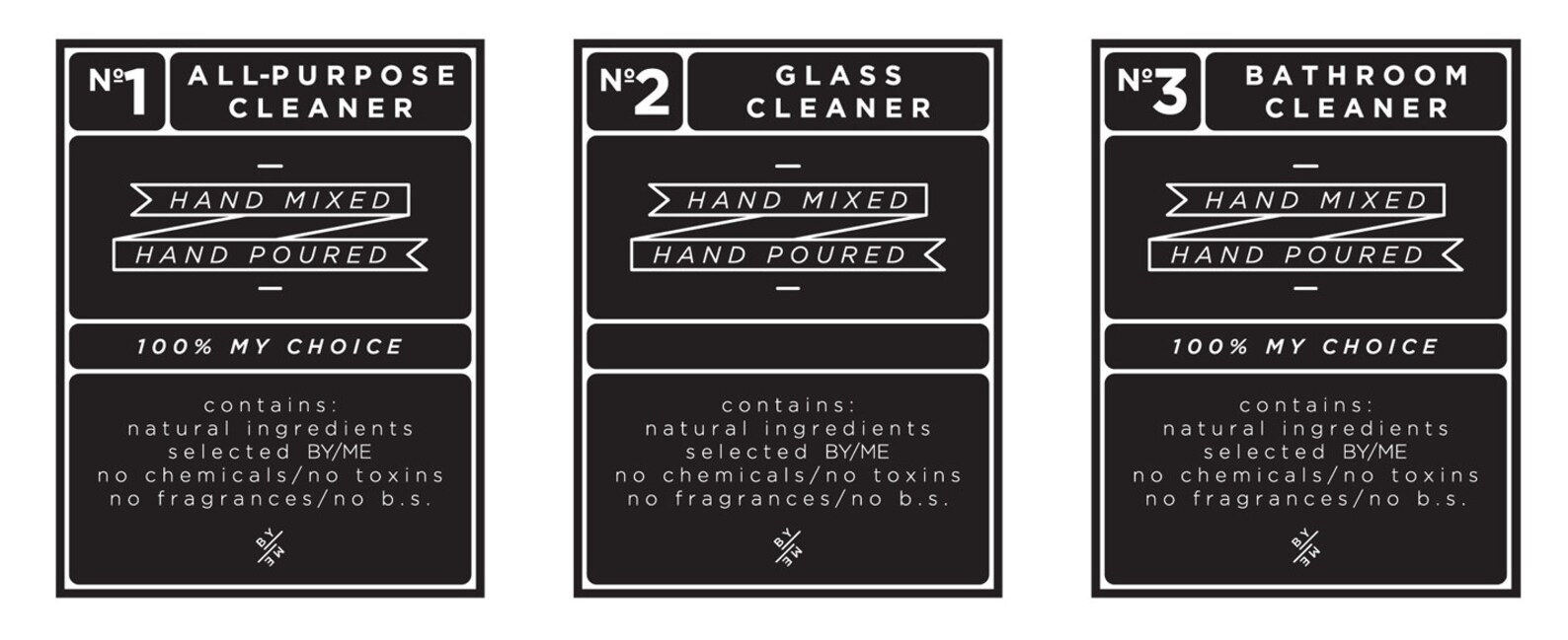 LABEL DIY Cleaning Decals / Labels Set Designer White Etsy
