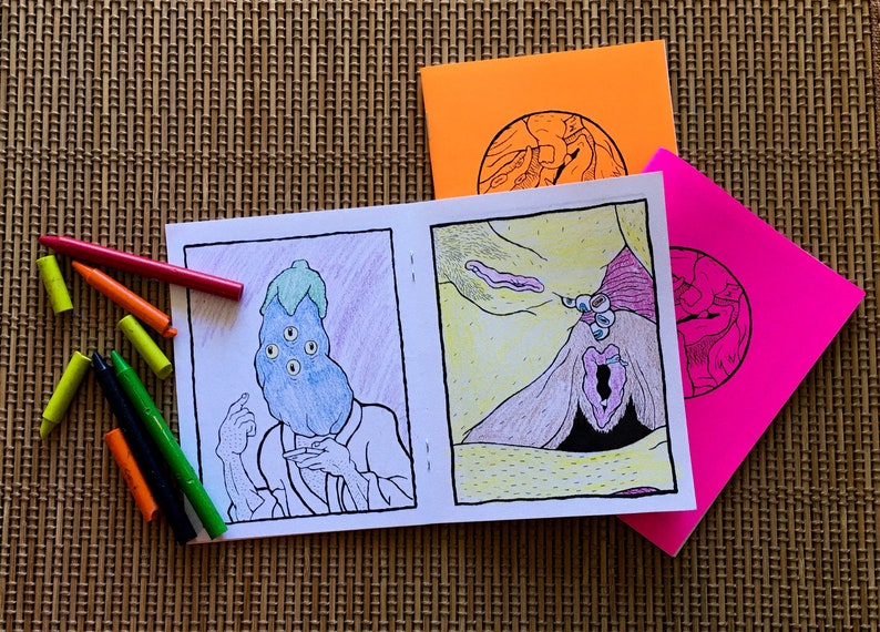 Download Shunga Coloring Zine | Etsy