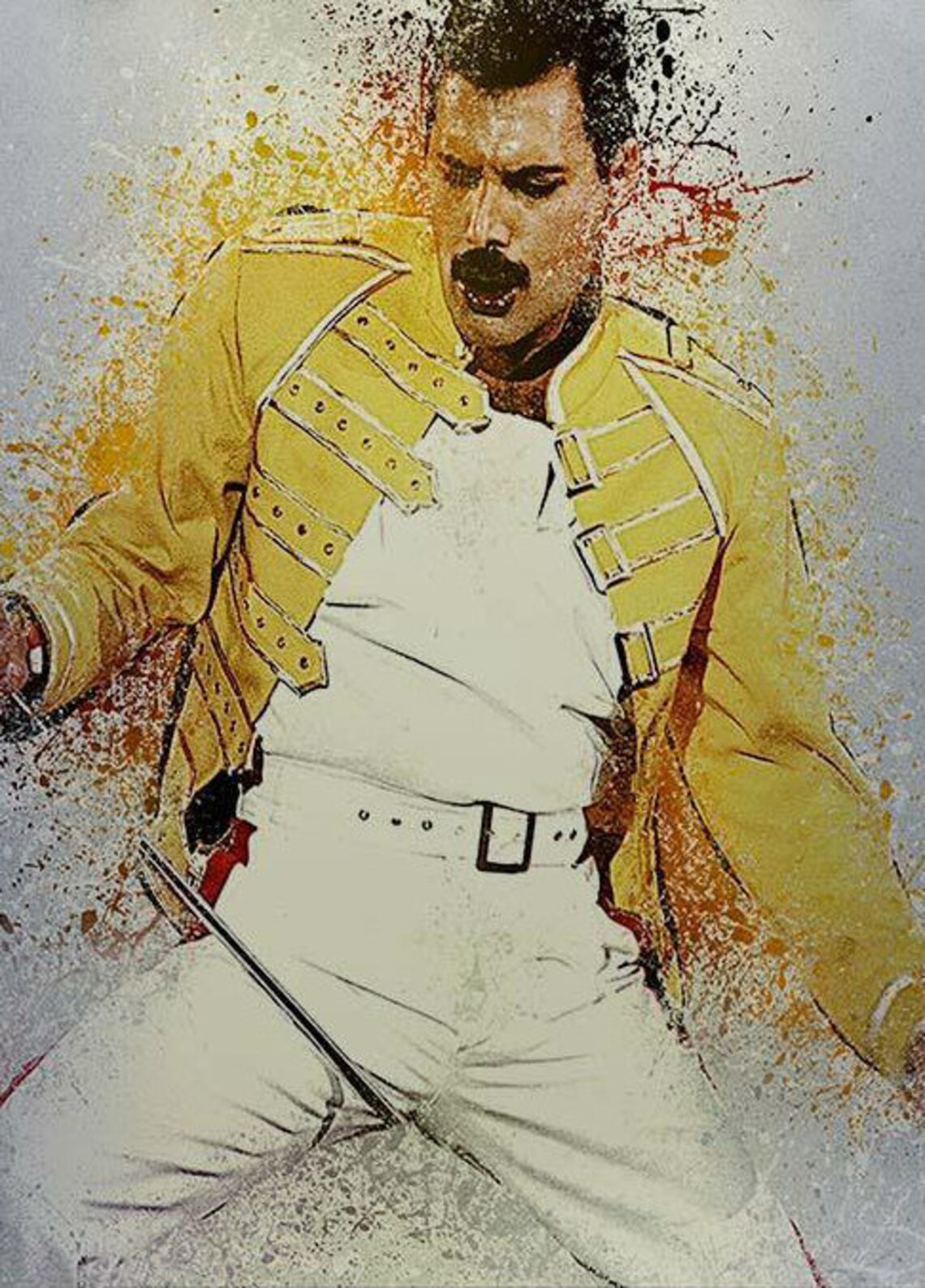Freddie Mercury Queen Art Print Poster A4 - Etsy