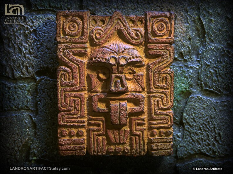 Indiana Jones Inspired Tablet Wall Relief With Stand - Tongue ...