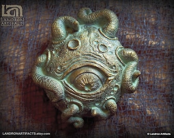 Alien Monster Sci-fi Wall Sculpture Relief Hermaeus Mora Shuma Gorath - Planitofagos Gargantua Planet Eater - Bronze Color Lovecraftian