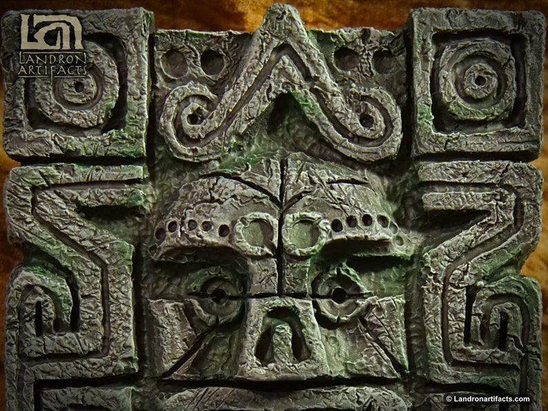 Indiana Jones Inspired Tablet Wall Relief With Stand - Tongue - Mossy ...