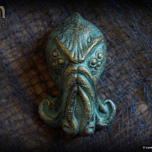 Cthulhu Wall Relief Sculpture (Bronze Finish Edition)