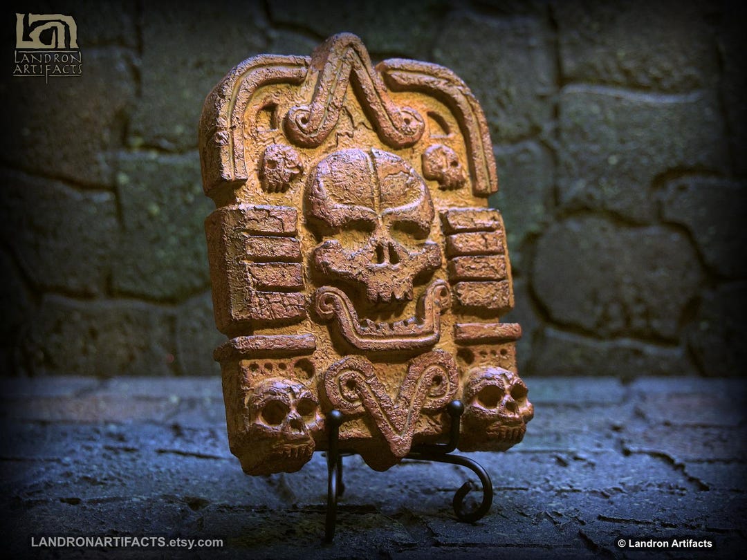 Indiana Jones Inspired Tablet Wall Relief With Stand - Terracotta Color ...
