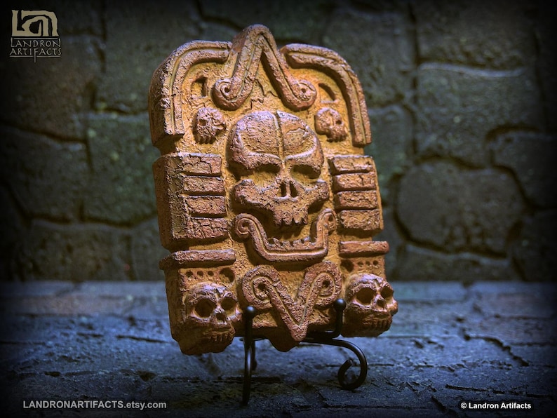 Indiana Jones Inspired Tablet Wall Relief With Stand - Terracotta Color ...