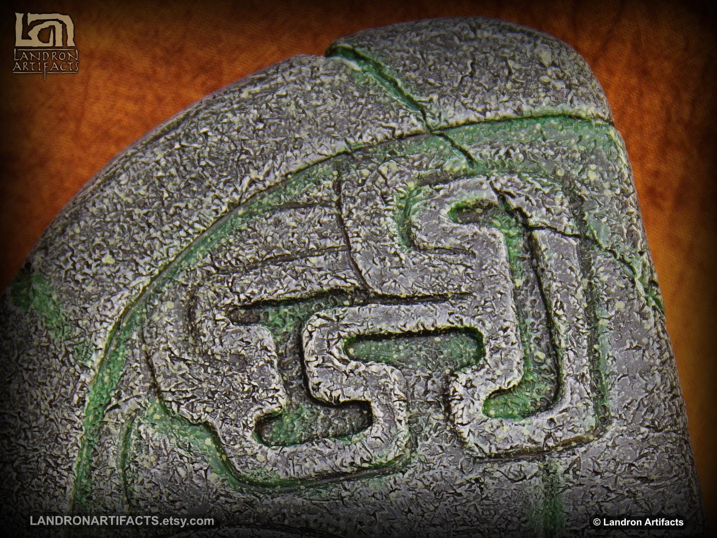 Macaw Totonac Hacha Wall Relief Tablet Mossy Stone Color Indiana Jones ...