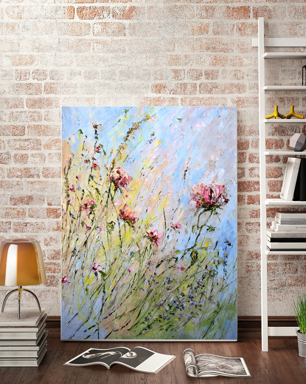 Landscape Art Canvas Painting Landscape Painting Large | Etsy