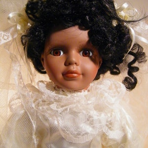 Vintage African American Collectible Bride Doll Traditions Doll Collection
