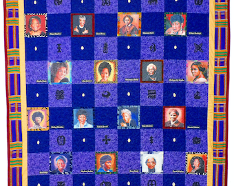 Phenomenal Women Story Art Quilt 58" by 53", Jacqueline Lee artist