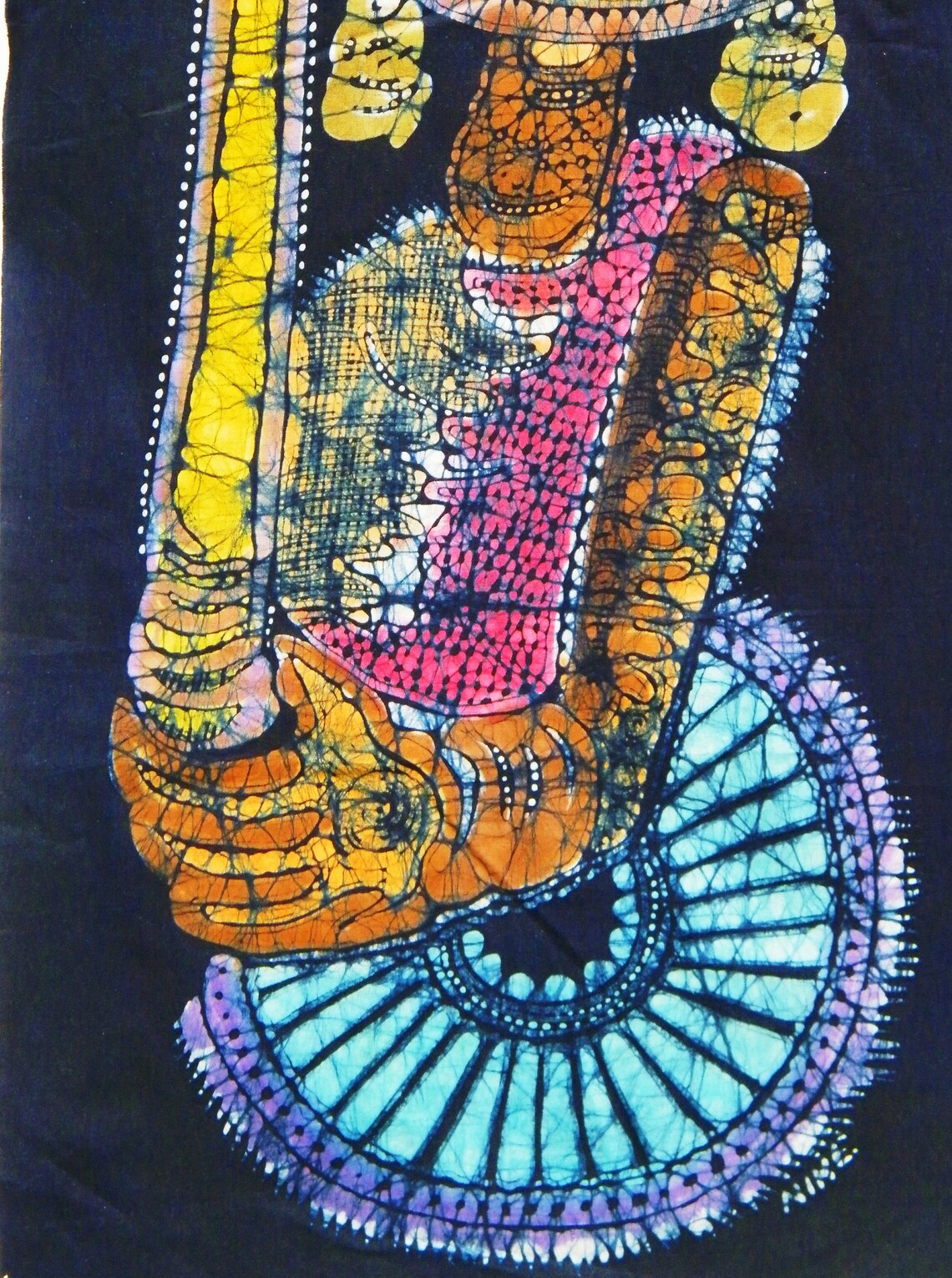 Vintage Nike DaviesOkundaye Batik 49 by 17.5 Inches Etsy