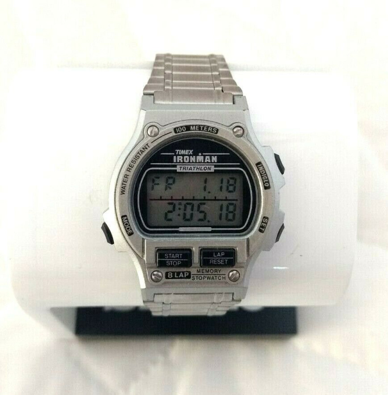 New Vintage Timex Ironman Triathlon Wrist Watch Indiglo 90
