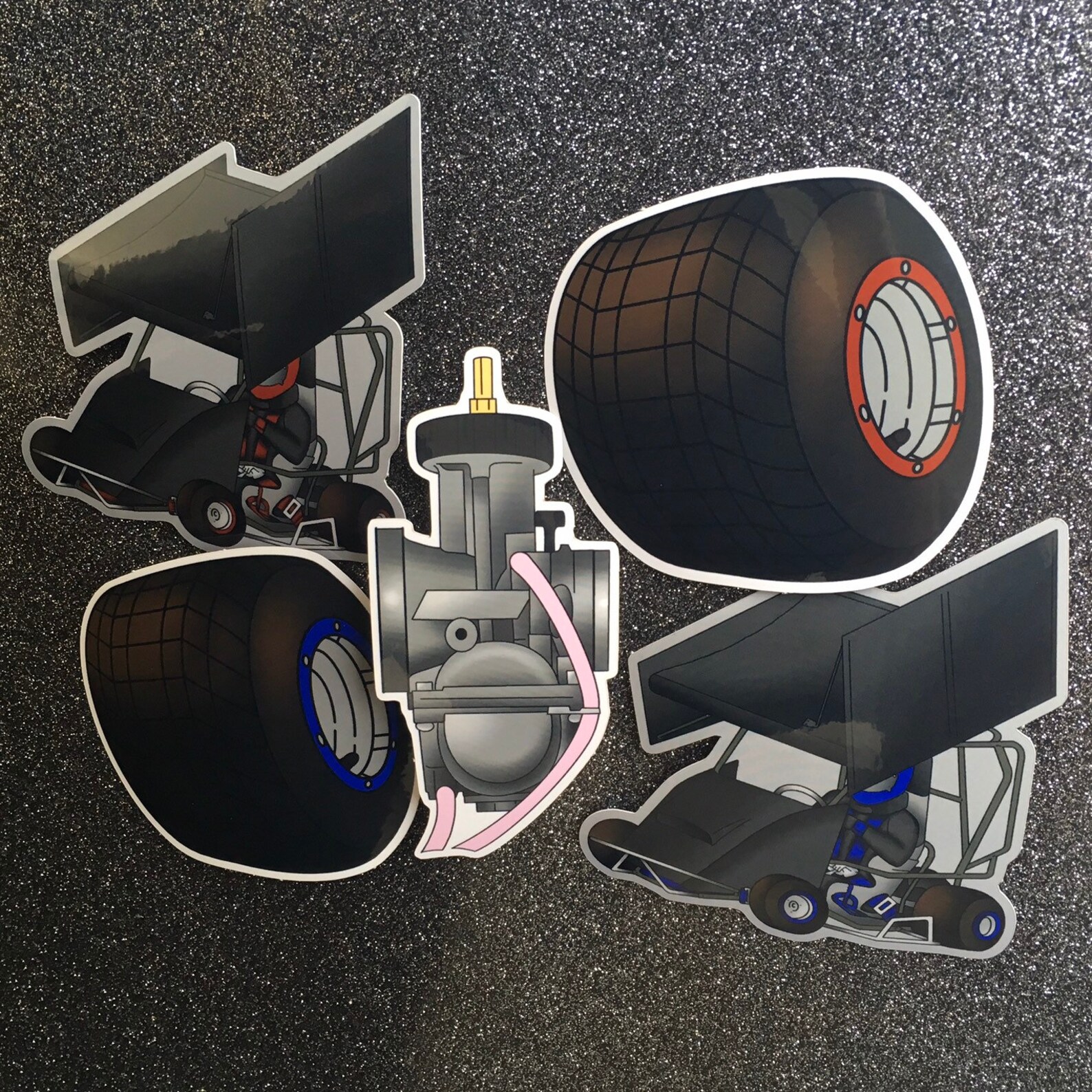 OUTLAW KART Sticker Pack | Etsy