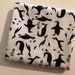 Penguin print on White 100% Cotton Poplin Fabric *sold per Fat Quarter*