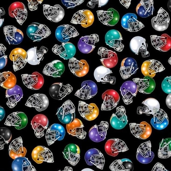 Football Helmet Fabric: Novelty Cotton Print, Quilting & Crafting (half  Metre) - Etsy