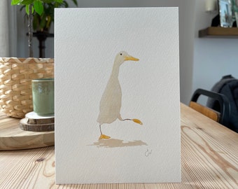 Goose Watercolour Art Print