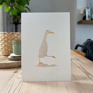 Goose Watercolour Art Print