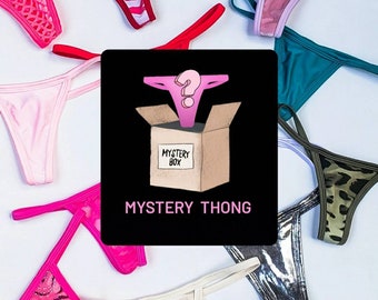 Grab Bag Mystery Thong Panties Gift for Women Sexy Clothes Hot Lingerie String Femme Tanga Panties Custom Underwear Micro Thong