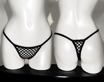 Thong Sheer Fishnet G-String: Transparent Underwear Bikini Panties - Sexy Lingerie Gift for Her
