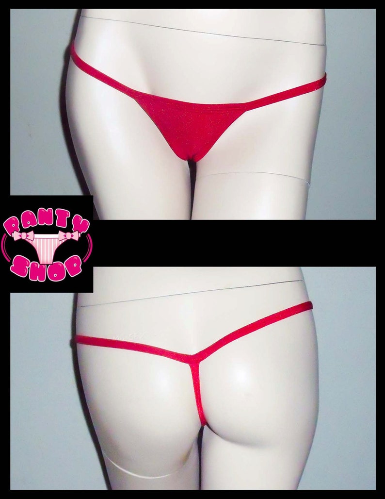 Micro Thong Extreme Micro Bikini G-string Rave wear G string Bikini Stripper Clothes Rave Bottoms G string Panties Micro G string