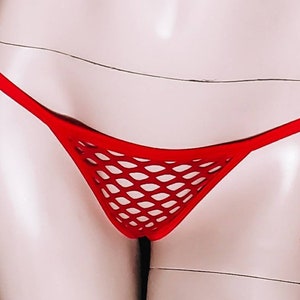 Sexy Birthday Gift for Her Panties Pack of Thongs for Women Lingerie See Through Fishnet Thong in Bulk image 4
