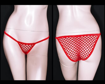 Fishnet Panties See Through Lingerie Gift Ideas Sheer Panty Sexy Women Underwear