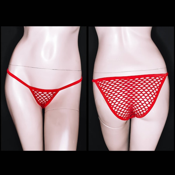 Fishnet Panties See Through Lingerie Gift Ideas Sheer Panty Sexy Women Underwear