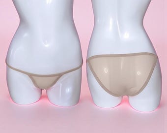 See Throught Nude Bikini Panties, Skin tone Underwear