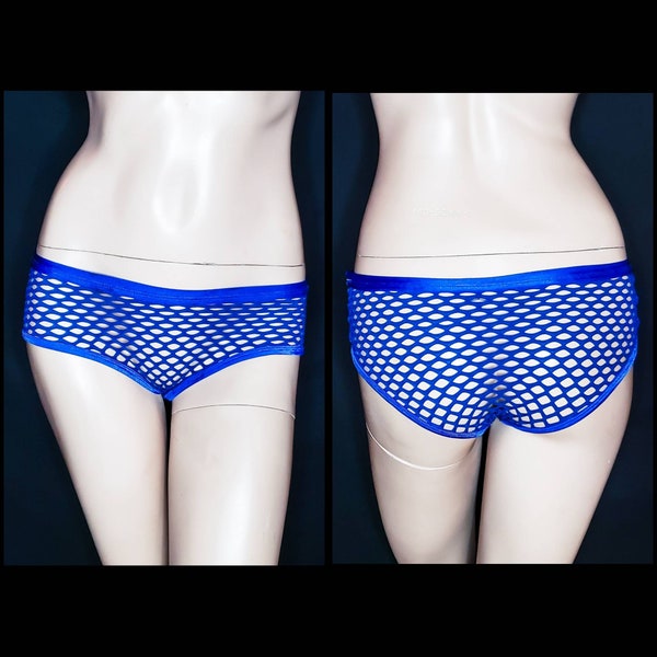 Panty Sexy Fishnet Underwear Hipster Panties Transparent Lingerie See Through Knickers Sheer Undies