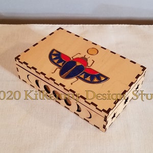 porte-cartes de tarot scarabée 1 pont, boîte à bijoux pour femme, cadeau unique pour les meilleures amies, cadeau de sorcellerie pour elle, boîte de cartes de tarot en bois