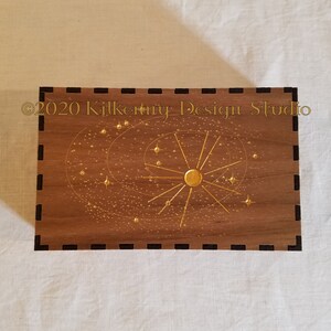 XVIIe l'étoile porte-cartes de tarot 1 jeu, boîte à bijoux pour femme cadeau unique pour les meilleures amies, cadeau de sorcellerie pour elle, boîte de cartes de tarot en bois