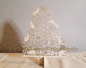 Christmas Holiday ornament - Cats Christmas Holiday Tree